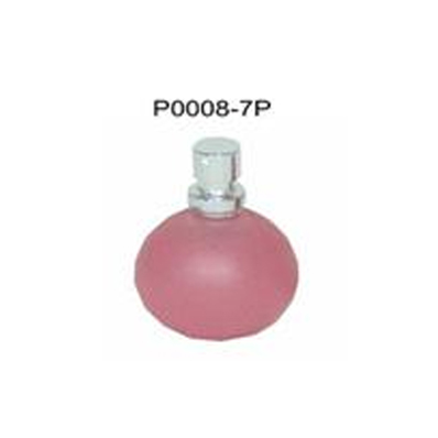 Factory Price protable 10ml pink frosted glass perfume bottles wholesale