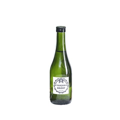 Home Brew small 300ml glass green wine bottle with screw cap