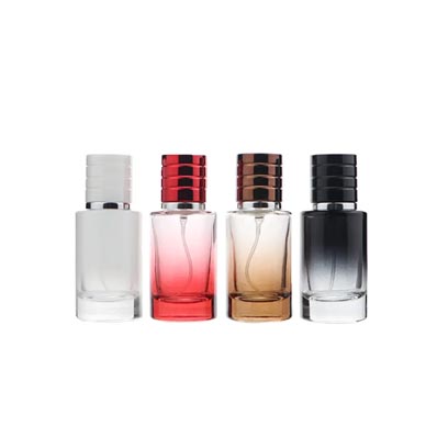 Custom luxury 30ml 50ml 100ml gradient color glass travel perfume bottle for toiletry