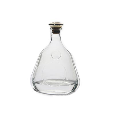 720ml unique shape old glass alcohol bottles for sale