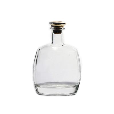 Factory supplies 750ml clear fancy antique glass wine bottle for champagne