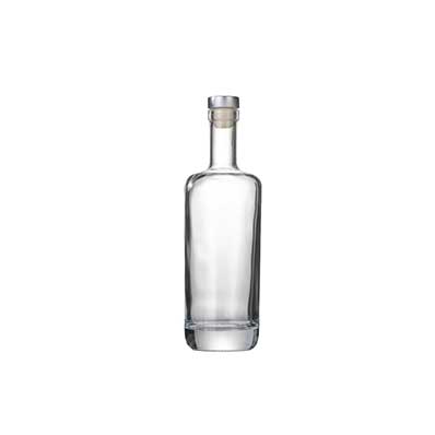 Empty clear home brewing 750ml glass bottles for liquor with sealer caps