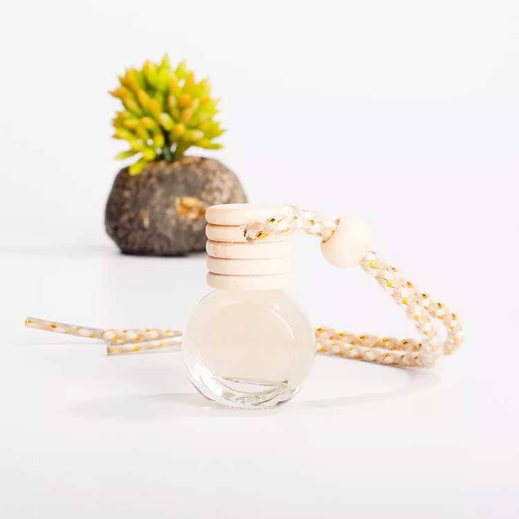 Wholesale clear small empty 5ml 10ml hanging diffuser car perfume bottle