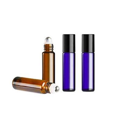 China supplier wholesale mini 10ml essential oil glass roller bottles