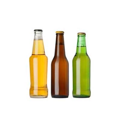 High capacity 1700ml clear glass beer bottles with caps in bulk