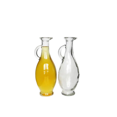 Food grade 250ml glass cooking oil bottles with handle bulk