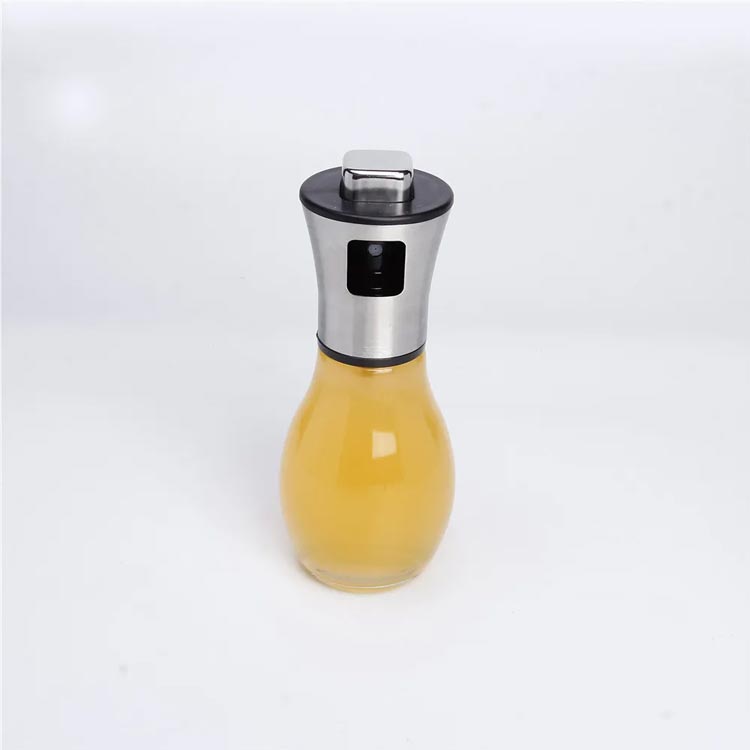Oil sprayer 200ml glass cooking oil spray bottle for air fryer/BBQ/Salads/Baking