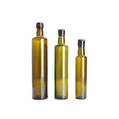 750ml Free sample empty olive oil glass bottles for sale with gold stopper or spout
