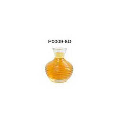 Custom logo clear 100ml reed diffuser bottles with lids from glass bottle supplier