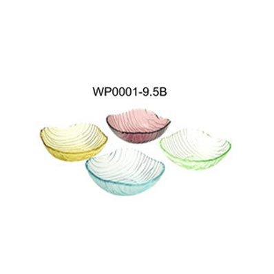 Hot selling 95mm clear individual small glass salad bowls for lunch