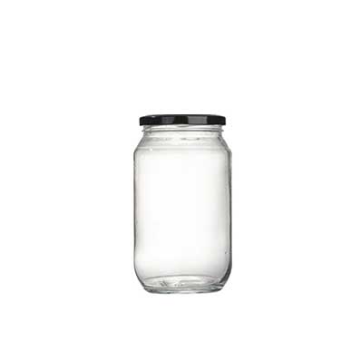 Wholesale wide mouth food storage 32oz quart glass jars with lids for canning fermenting pickling fr