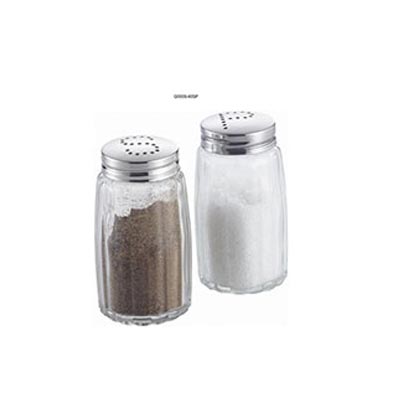 Custom 40ml clear glass spice jar with metal screw cap for sale for kitchen