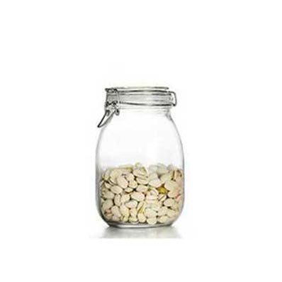 Wide mouth 1800ml glass airtight jars wholesale for coffee/spice/cookies/flour and sugar