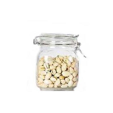 Low price vintage 1000ml glass airtight container jars bulk for biscuit/coffee/flour