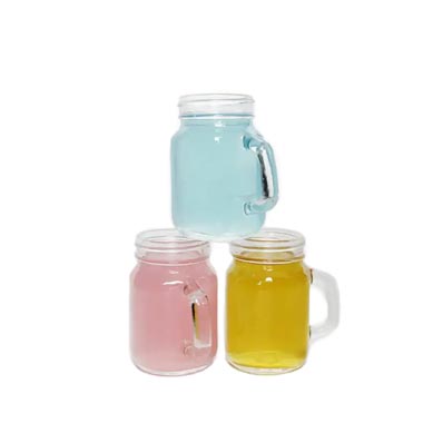 Wholesale 20oz eco friendly glass mason drinking jars with handles from China supplier