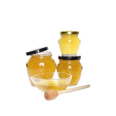 Food grade 314ml orcio glass jars wholesale with custom logo for honey canning