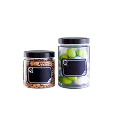 500ml round glass jars wholesale with metal screw lids for cookie/candy/candle