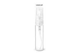 5.5ml clear glass perfume vial with sprayer and cap bulk