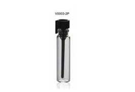 Small protable glass travel perfume vials with plastic cap