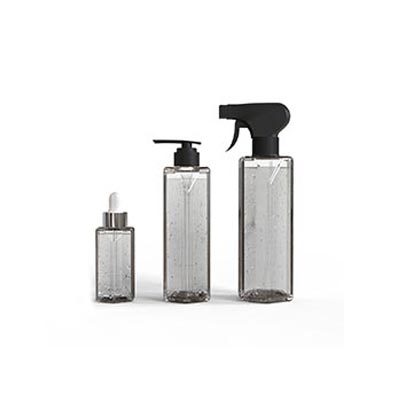 Cosmetic set refillable 100ml small glass travel toiletry bottles wholesale for makeup
