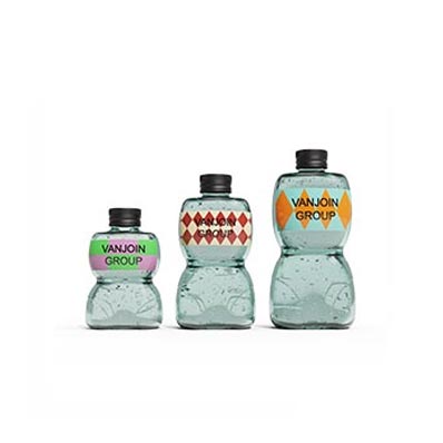 Factory price cheap 250ml fruit juice glass bottle with cap wholesale