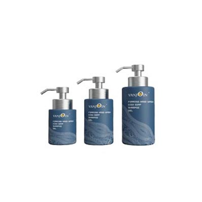 Custom design luxury 250ml/350ml/500ml glass foaming soap dispenser with metal pump