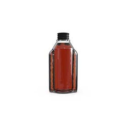 Custom colored cheap 500ml amber glass wine bottles with metal caps in builk