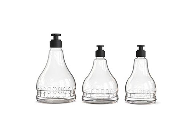New design decorative glass bottles with cork