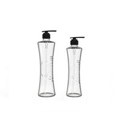 China supplier 500ml tiny glass lotion bottles with pump for sale