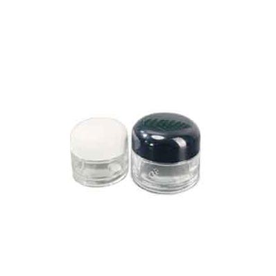 Skincare clear 10g glass face cream jar with liner in bulk