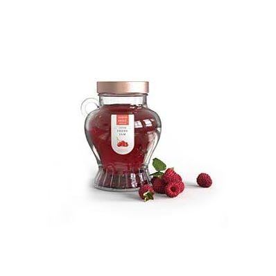 High quality clear 8oz glass jelly and jam jar with lid for canning from jars supplier