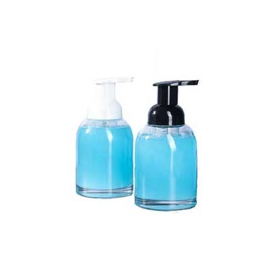 	250ml clear glass lotion bottles with pump dispenser for hand sanitizer/soap/liquor liquid