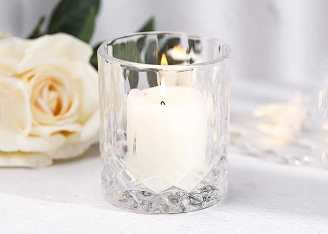 Best modern design 300ml DIY empty glass candle jars for candle making wholesale
