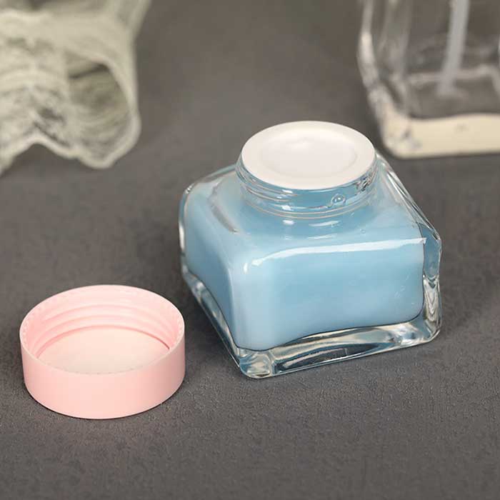 Luxury clear 120ml travel size glass makeup bottle from china supplier