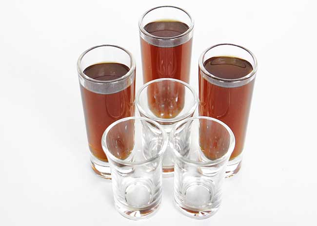 60ml new design crystal spirits drinking glasses	