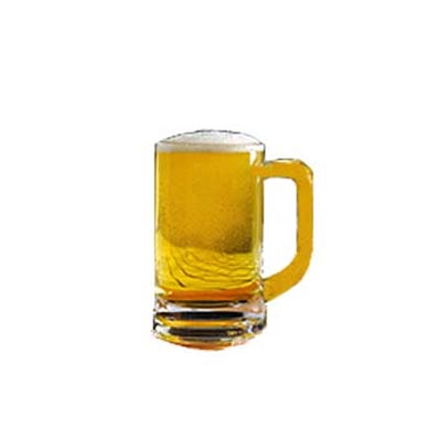 Low price clear vintage glass beer mugs with handles in bulk