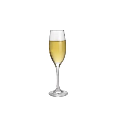Wholesale long stem crystal 190ml glass champagne flute cups in bulk