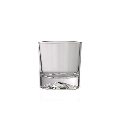 Heavy base 315ml clear round glass liqueur cups for whiskey