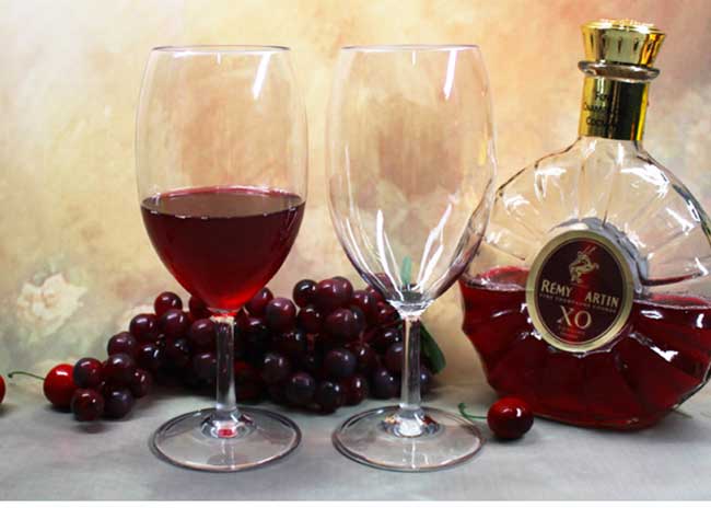 414ml glass goblet cups bulk for red wine