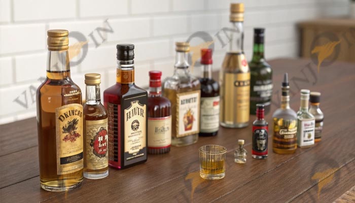 11 Different Sizes of Whiskey Bottles