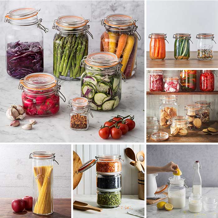 Food storage jars