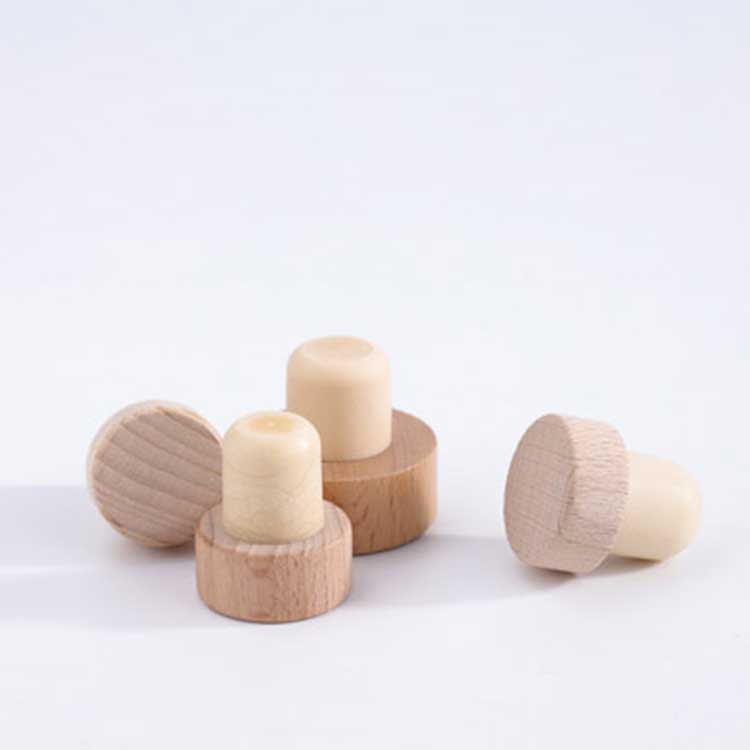 T Shaped Cork Plugs Reusable Wooden Liquor Wine Beer Bottle Cork Stoppers