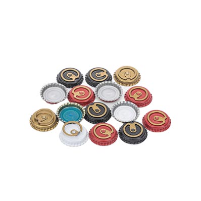 Easy Pull Custom 26mm 28mm Colored Pull Ring Crown Cap Bottle Caps Closures for Glass Beer Juice Beverage Drinking Bottles