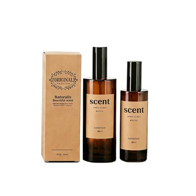 100ml Amber Glass Spray Bottles Refillable Glass Travel Bottles Fine Mist Spray Bottles Containers Cosmetic Bottles for Essential Oils Perfumes Other Liquids