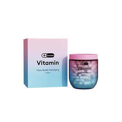 Custom 250ml Pill Bottle, Clear Empty Medicine Bottles with Caps, Prescription Pill Containers, Travel Sample Vial for Solid Powder Medication, Vitamin, Tablet, Candy
