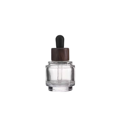 Luxury Empty Glass Skincare Packaging Cosmetic Cream Jar and Essential Oil Essence Serum Hair Oil Packaging Dropper Bottle Set