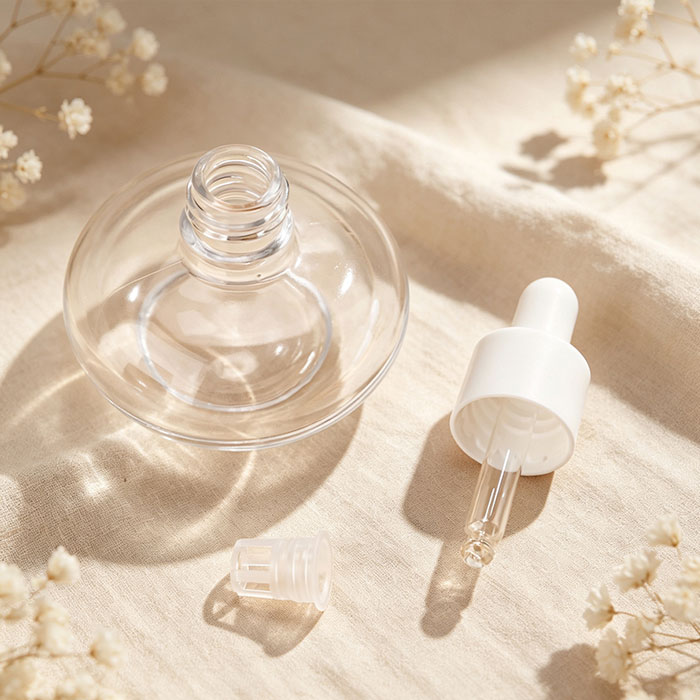 Clear Glass Essential Oil Bottles with Glass Droppers, Leak-Proof Reusable Containers for Essential Oils, Perfume, Serum, Lab Liquids, DIY Cosmetics, Aromatherapy Supplies