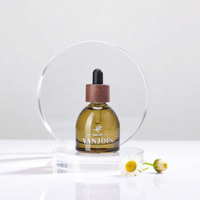 30ml 50ml 100ml Amber Glass Dropper Bottle, Empty Round Glass Boston Travel Bottles With Eye Droppers,Natural Bamboo Dropper Cap for Essential Oils, Tinctures & Perfume,Aromatherapy,Liquids