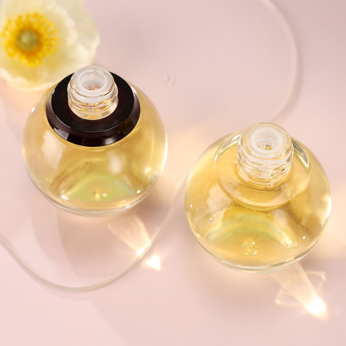 Clear Dropper Bottles 50ml Transparent Round Glass Bottles with Eye Dropper, for Perfume Serums Hair Oils and other liquids with Funnels, Labels for Health, Personal Care & Beauty