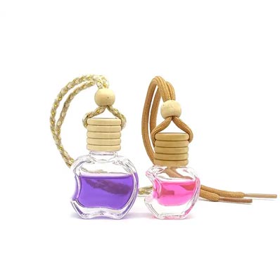 Wholesale clear small empty 5ml 10ml hanging diffuser car perfume bottle
